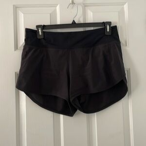 Lululemon Black shorts with waistband zipper pocket Size 10